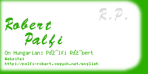robert palfi business card